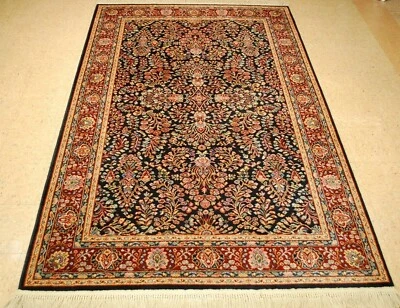 GREAT SIZE AUTHENTIC AMERICAN KARASTAN NAVY SAROUK PATTERN#700/791 RUG 5'9" X 9' - Image 1 of 4