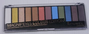 PALETA DE SOMBRAS DE OJOS RIMMEL MAGNIF'EYES EDICIÓN COLOR, 12 TONOS - Imagen 1 de 2