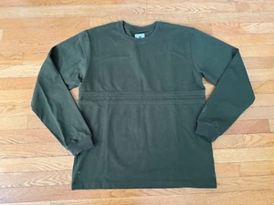 Adsum x Noroll Green Crewneck Made in Canada Men's Sz L EUC Olive Green - Picture 1 of 4