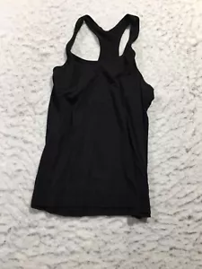 Old Navy Active Tank Top Womens M Black Sleeveless Racerback Scoop Neck - Picture 1 of 7
