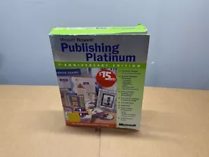 Microsoft Picture It Publishing Platinum 5TH Anniversary Edition Software - Picture 1 of 4