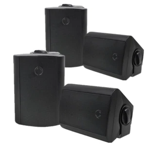 4 pz altoparlanti Herdio 4" impermeabili da esterno cablati stereo bassi montaggio a parete altoparlante - Foto 1 di 11