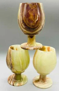 COPAS DE ÓNIX NATURAL - JUEGO DE 6 - 4,75" - COPAS CÁLICES - Imagen 1 de 1