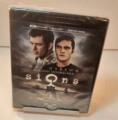 Signs (4K UHD + Blu-ray) Brand NEW (Sealed)-Shipping with Tracking - Image 1 of 4
