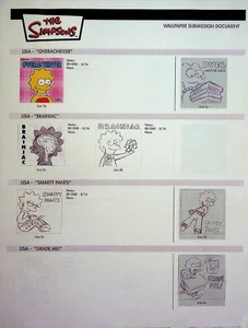 Simpsons 2009 - Original Copy Wallpaper Document Layout - 7 Page Style Guide - Picture 1 of 3