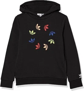 adidas Originals Kids' Adicolor Hoodie, Black - Picture 1 of 4