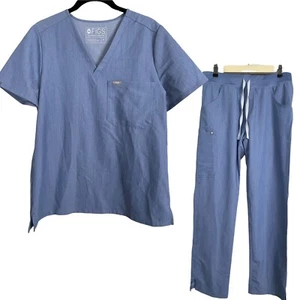 Figs Technical Collection Livingston Medical Scrub Set Slate Blue Mixed Lot: Top - Picture 1 of 9