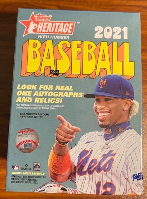 2021 Topps Heritage Baseball Blaster Box Unopened-Free Shipping - Image 1 of 1