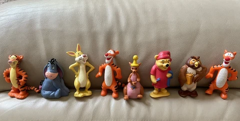 Disney Winnie the Pooh Collectible Figures, Cake Toppers, Pretend Play- Lot of 8 Cover