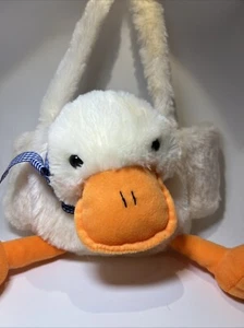 Bearington Quack The Yellow Duck Plush Easter Basket, 12 x 13 Inch Baby Basket - Picture 1 of 18