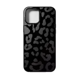 Heyday Phone Case for iPhone 13 Pro Max & 12 Pro Max - BLACK LEOPARD - Picture 1 of 5