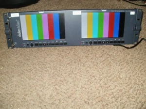 DATAVIDEO 2 X 7" TFT LCD MONITOR TLM 702HD W/ POWER SUPPLY - TESTED WORKS GOOD - Picture 1 of 2