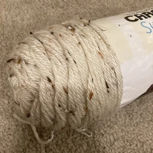 Caron Yarnspirations Simply Soft Tweeds Yarn - Off White - 1 Ball - 240 Yards - Picture 1 of 5