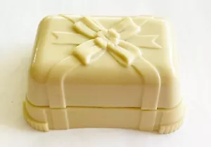 Antique Celluloid Ring Jewelry Box With Bow - Picture 1 of 7