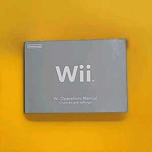 Nintendo wii Manuale Operazioni Sistema Setup Book Solo - Foto 1 di 2