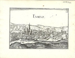 Antique map, Tassin, Evreux - Picture 1 of 1