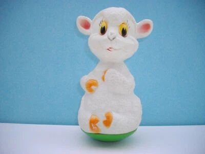 jouet musical ancien - culbuto mouton - made in France - de la marque Marechal - Photo 1/2