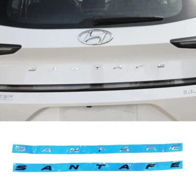 Para Hyundai SANTA FE 1PCS Logotipo trasero ABS Insignias emblemas Nuevo 2019 - Imagen 1 de 4