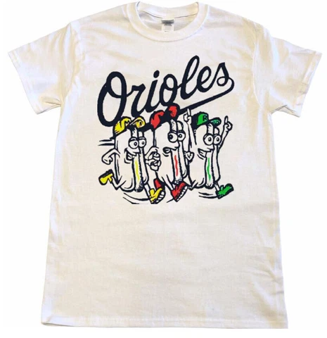 Orioles hot dog race Baltimore Orioles Shirt Unisex Cotton Men Women KV9845 Cover