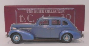 Brooklin Models 1/43 Scale BC006 - 1937 Buick 4-Door Plain Back Sedan M-47 Blue - Photo 1/5