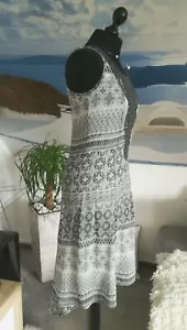 BON´A PARTE * Zartes gefüttertes Sommerkleid * oliv/khaki beigegrün * Gr. 34/36 - Bild 1 von 9