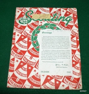 VINTAGE BOY SCOUT - REVISTA SCOUTING 1942 - DICIEMBRE - Imagen 1 de 3
