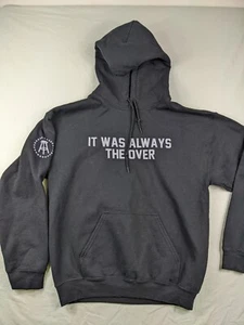 Sudadera con capucha negra deportiva It Was Always The Over Barstool talla M - Imagen 1 de 7