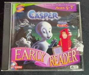 VINTAGE CASPER THE FRIENDLY GHOST & WENDY WITCH EARLY READER CD ROM 1998 PC MAC - Picture 1 of 3
