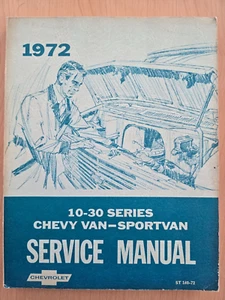 1972 Chevrolet Chevy Van & Sportvan Overhaul Manual - Series 10-30 C - Picture 1 of 9