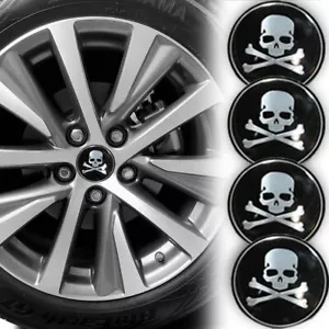 4x Car Accessories Vehicle Wheel Emblem Hub Center Cap Cover Auto Sticker 56mm - Picture 1 of 13