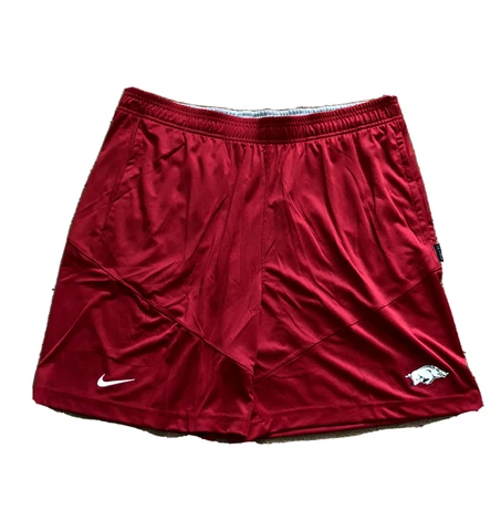 Nike Arkansas Razorbacks Dri-FIT Training Shorts Mens XL Crimson DC5865-698 Cover