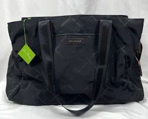 Vera Bradley Preppy Poly Triple Reisetasche weinrot Neu mit Etikett - Bild 1 von 12