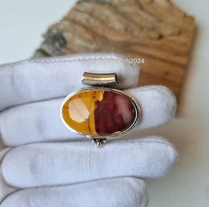 Mookaite Jasper Gemstone Pendant 925 Sterling Silver Wedding Gift Pendant PG5170 - Picture 1 of 5