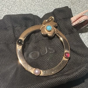 TOUS STERLINGSILBER Rose Vermeil Super Power ANHÄNGER mehrere Edelsteine mit Etui - Bild 1 von 6