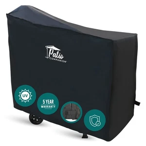 Patio Companion Professional 58.5" Black Smoker Cover, 5-Year Warranty, - Bild 1 von 7