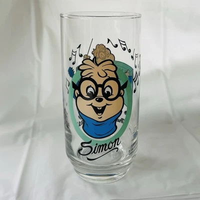 Винтажное стекло Alvin And The Chipmunks - Simon.  1985 Bagdasarian Productions  - Изображение 1 из 4