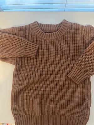 Suéter tejido con cable para niños Suéter de invierno suave para niños Talla 100.  US Talla 3 Años Foto 1 de 3