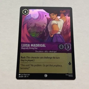 Luisa Madrigal 58/204 Disney Lorcana Fabled Common Cold Foil Card NM - Picture 1 of 2