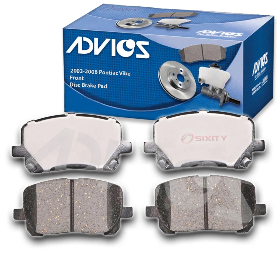 ADVICS Front Disc Brake Pad Set for 2003-2008 Pontiac Vibe  - Braking Tire mv - Image 1 of 4
