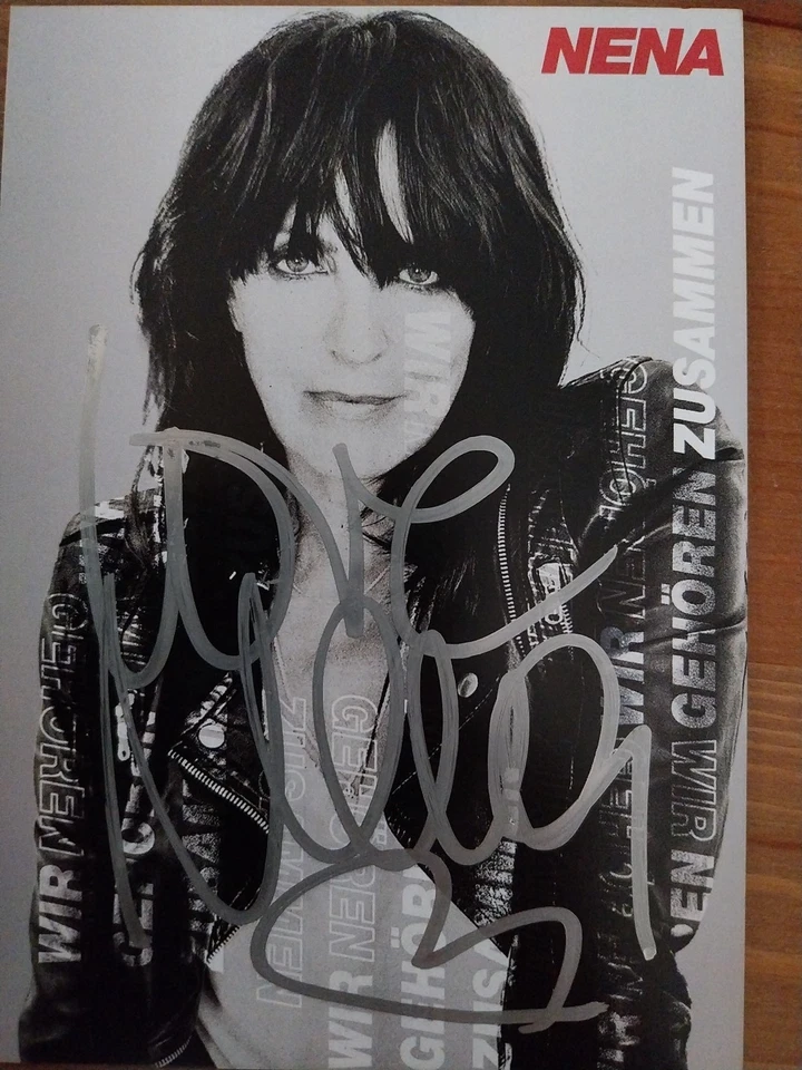 Nena Autogramm Signiert - Bild 1 von 1