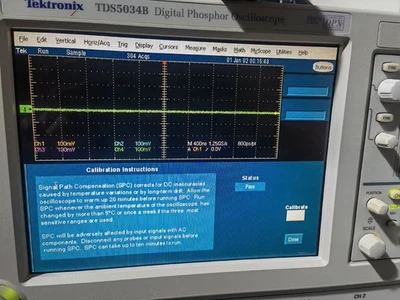 Tektronix TDS5034B 350 MHZ 5GS/s Digital Phosphor Oscilloscope/lhy - Image 1 of 4