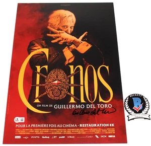 DIREKTOR GUILLERMO DEL TORO SIGNIERT "CRONOS" 12x18 FILMPLAKAT B BECKETT BAS COA - Bild 1 von 4