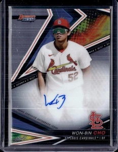2022 Bowman's Best #B22-WC Won-Bin Cho Best of 2022 Autographs - Picture 1 of 2
