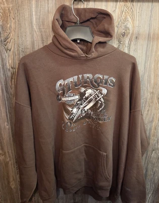 Harley Davidson Sturgis 70th Black Hills Motorcycle Rally 3XL Hoodie Sweatshirt - Image 1 of 4