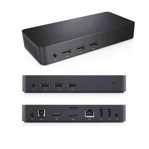 Dell D3100 36m9k docking station dock + alimentatore HDMI RETE USB Display Port - Zdjęcie 1 z 1