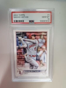 Shohei Ohtani 2022 Topps PSA 10 GEM OTTIME CONDIZIONI - Foto 1 di 2