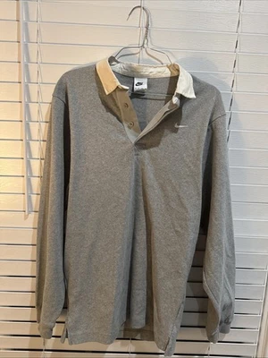 Nike серый 97% хлопок длинным рукавом пуловер свитер размер XS - Изображение 1 из 4