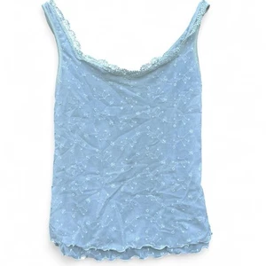 Camiseta sin mangas Y2K Arianne blanca de encaje floral talla S - Imagen 1 de 6