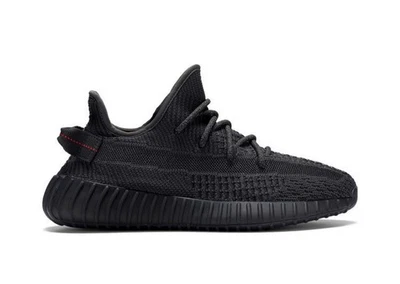 Brand New Adidas Yeezy Boost 350 V2 Triple Black Non-Reflective Mens 9.5 FU9006 - Image 1 of 4
