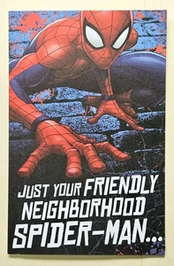 Happy Birthday, Junge!  Spiderman Grußkarte Großformat (+ Umschlag 5,5×8") - Bild 1 von 4
